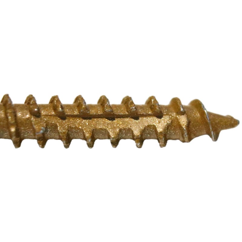 Jake Sales #14 x 7 Bronze Coated Multipurpose Wood Screw Torx/Star Drive Flat Head (1 Pound - 22 Approx. Screw Count) Exterior Coated - ACQ Compatible Wood Screws - Image 5